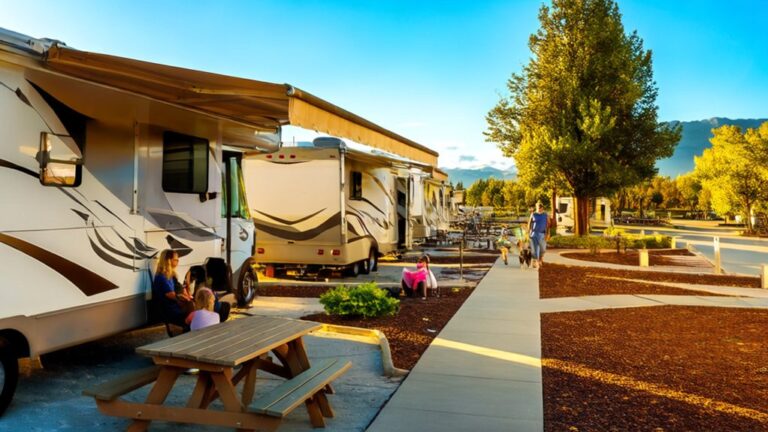 living in rv park