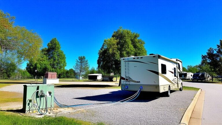 rv park utility connections
